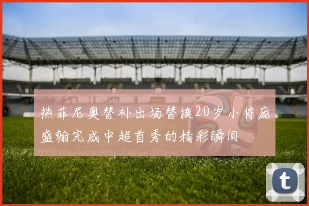热菲尼奥替补出场替换20岁小将庞盛翰完成中超首秀的精彩瞬间